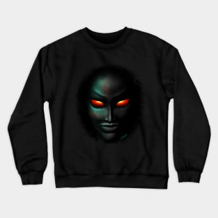 Zombie Ghost Halloween Face Crewneck Sweatshirt